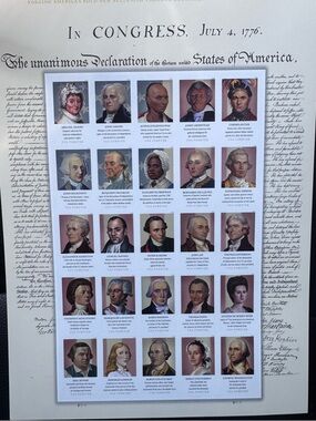 New Mint Condition US #6068 Figures of the American Revolution 250 Stamps Rare